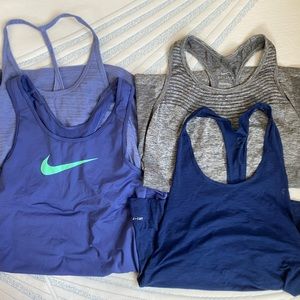 NIKE tank tops